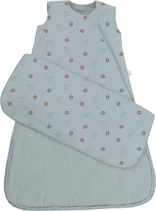 GUNAMUNA Sleep Sacks for Babies Toddlers and Newborns, Easy Changing Diaper Zipper, Cozy, 2.5 TOG
