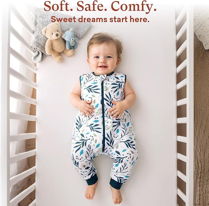 littogoose 1.0 TOG Toddler Sleep Sack with Legs, Baby Wearable Blanket for 6-18-36 Months 3T-4T, Early Walker Baby