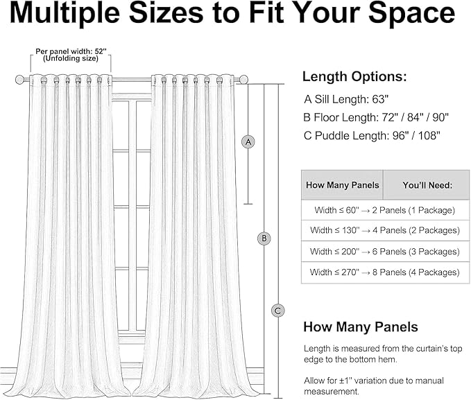 Topfinel 86 Inches Long Custom Blackout Linen Curtains Grey Beige Pinch Pleated Noise Cancelling Curtains with Pin Hooks for Traverse Burlap Viral Drapes 2 Panels for Living Room Bedroom
