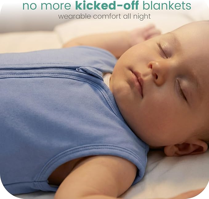 TOTCHILL Baby Sleep Sacks Lightweight, Soft & Breathable 0.5 TOG Wearable Blanket with Zipper, 3-Pack 0-3-6-12-24-4T