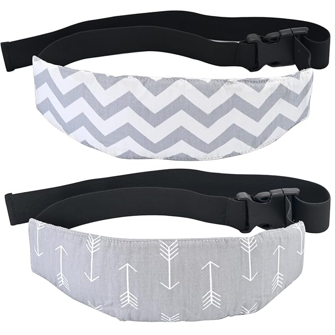 Head Support for Baby Car Seat, Straps with Pillow Support Band, Neck Relief Headrest for Stroller, Slumber Sling Sleep Positioner for Toddler Infants Child Children Kids
