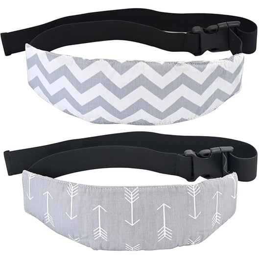 Head Support for Baby Car Seat, Straps with Pillow Support Band, Neck Relief Headrest for Stroller, Slumber Sling Sleep Positioner for Toddler Infants Child Children Kids