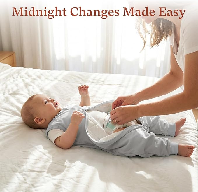 littogoose 1.0 TOG Toddler Sleep Sack with Legs, Baby Wearable Blanket for 6-18-36 Months 3T-4T, Early Walker Baby