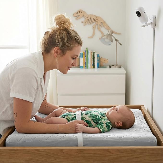Littogoose Quilted Changing Table Cover (2-Pack) Fitted Diaper Changing Pad Cover, Soft Breathable Ideal for Boys Girls (2-Pack)
