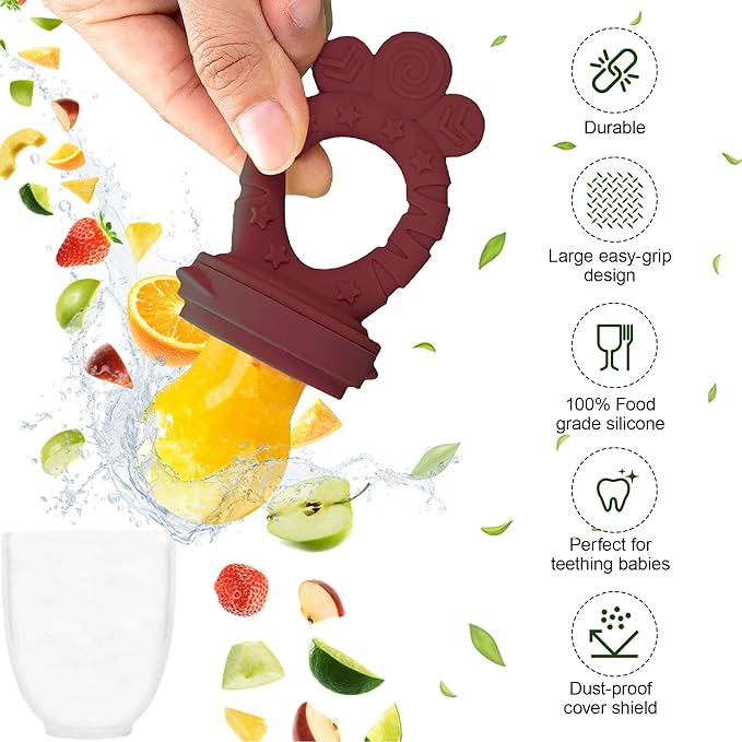 Silicone Baby Feeding Set, 10 Pcs Baby Led Weaning Supplies | BPA-Free Baby Dishes with Toddler Plates and Bowls Set, Silicone Bib, Suction Cup, Baby Spoons & Forks | Empower Independence – Red