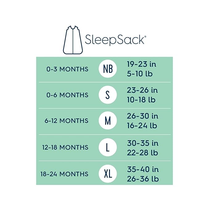 HALO SleepSack, 100% Cotton Wearable Blanket, Swaddle Transition Sleeping Bag, TOG 0.5, Llama Sand, Size X-Large, 18-24 Months