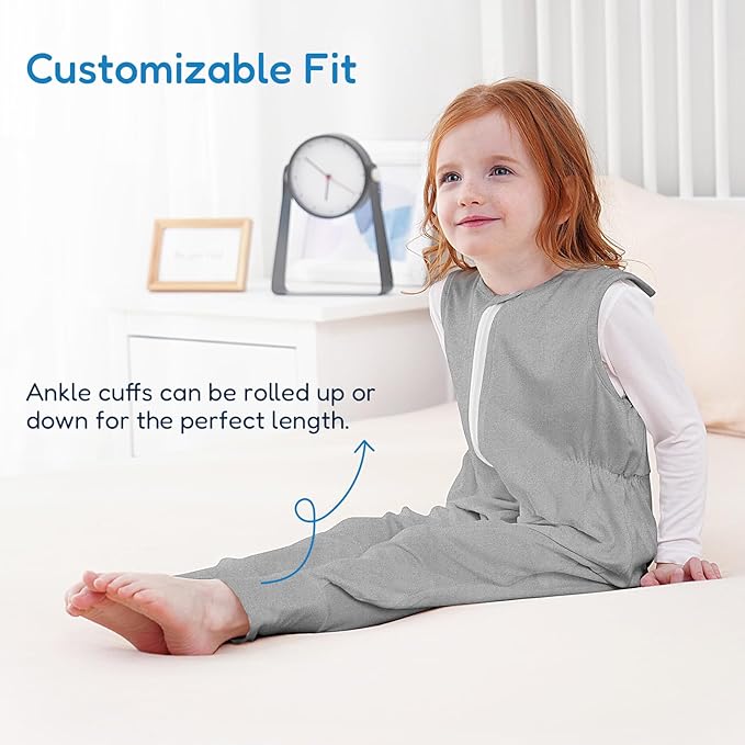 TotAha Toddler Sleep Sack with Legs, 0.5 TOG Light and Soft Baby Sleeping Bag, Walker Sleep Sack for Babies 12-24M, 2T-3T
