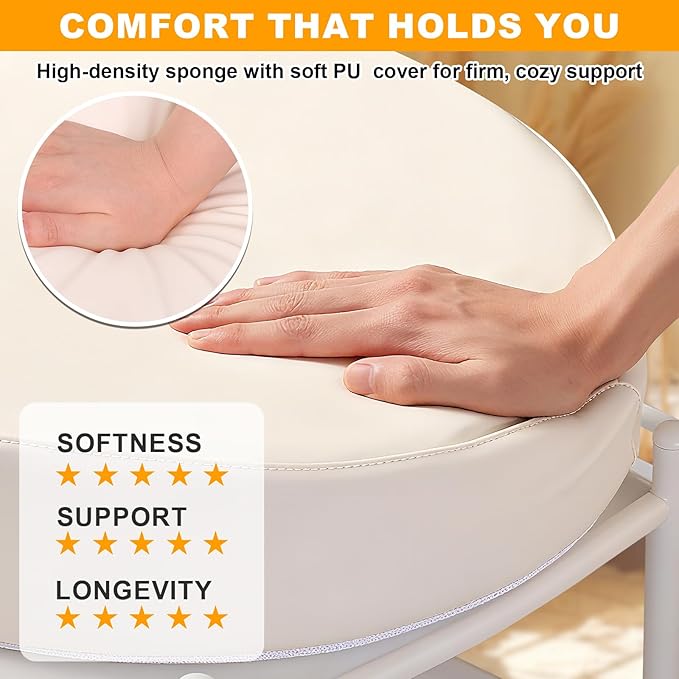 Baby Diaper Changing Pad, Wipeable Baby Changing Pad for Dresser, Contoured Waterproof Changing Pad with PU Cover, Non-Slip Safety Belt & Bottom, Portable, Lightweight