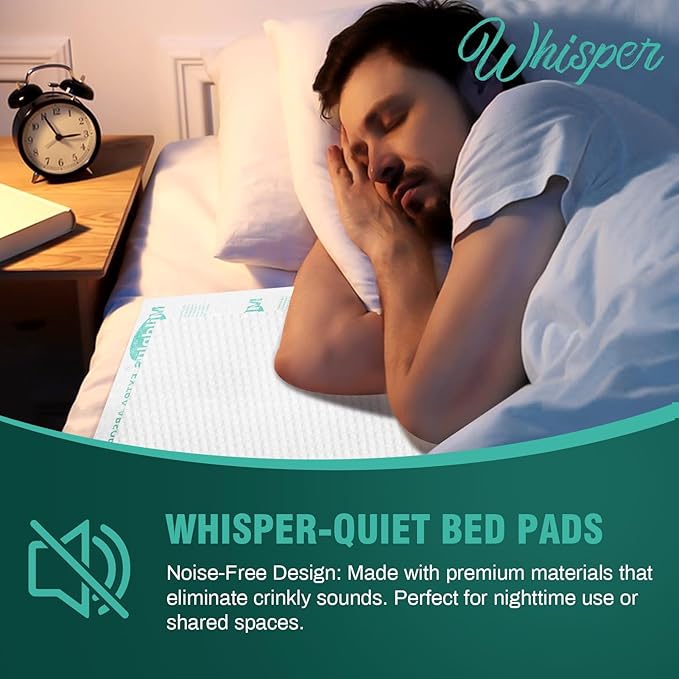 MILDPLUS Heavy Duty Underpads 30x36 Inch ,75 Count, Ultra 10 Times More Absorbent Chucks Pads, Tear-Resistant Disposable Bed Pads with Strength Cloth Backing for Adults, Elderly Care