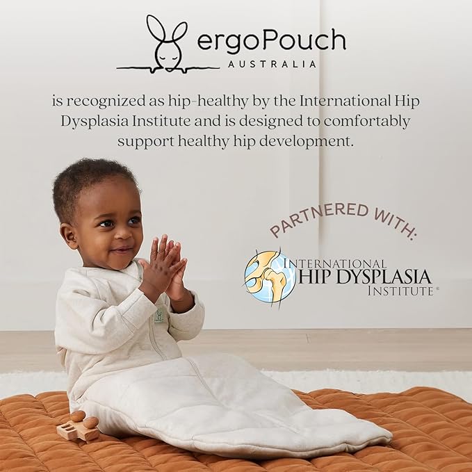 ergoPouch Jersey Sleeping Bag 1.0 TOG – Arms-Out Baby Sleep Sack, Ideal Transition from Swaddling, Slim Fit Keeps Baby Secure & Comfortable, Soft Breathable Fabric (3–12 Months, Willow)