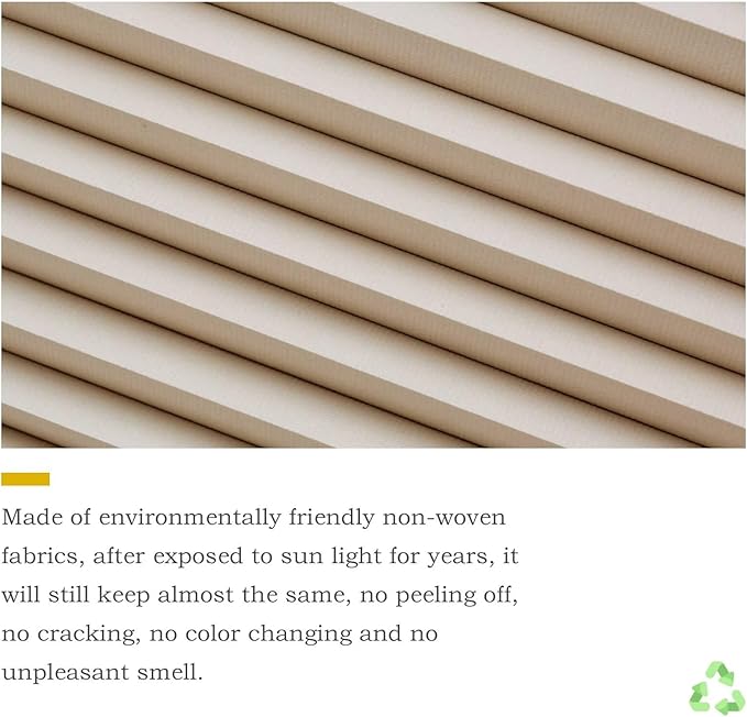 MYshade Cordless Blackout Cellular Shades for Windows, Honeycomb Window Shades with Thermal Insulation, Child & Pet Safe Room Darkening Shade, Easy Install, 30" W x 36" H, Beige