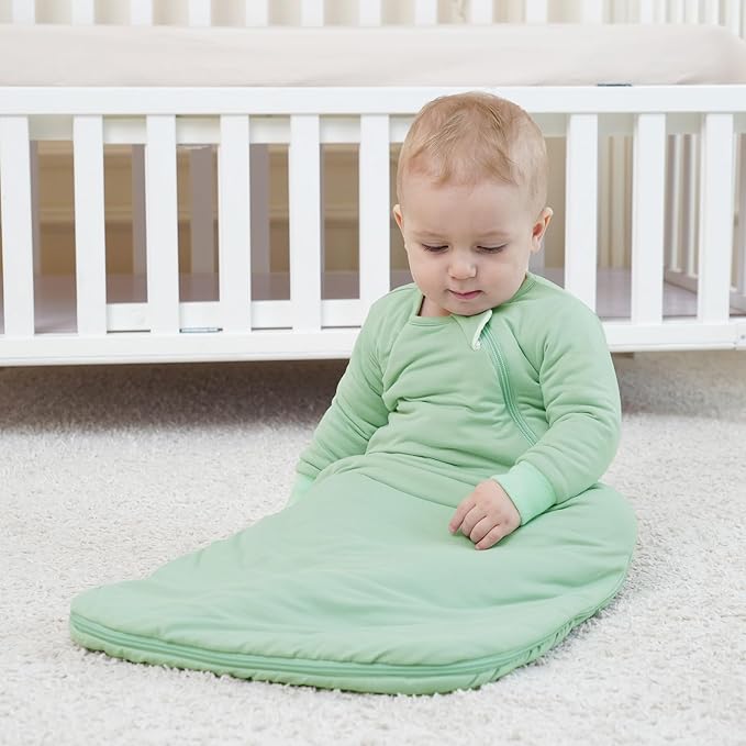 littogoose Baby Sleep Sack 1.0 TOG, Long Sleeve Wearable Blanket Soft Infants Sleeping Sack Boy Girl for 3-6 Months 2T-4T