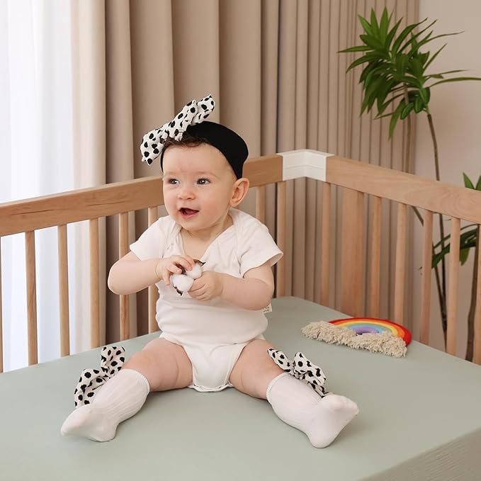 2 Pack Muslin Crib Sheets for Boys Girls Rutiwa Baby Sheets for Crib 100% Cotton Soft Breathable Sheets Neutral Fit Standard Crib & Toddler Bed Mattress 28"x52"(Harbor Gray/Beige)