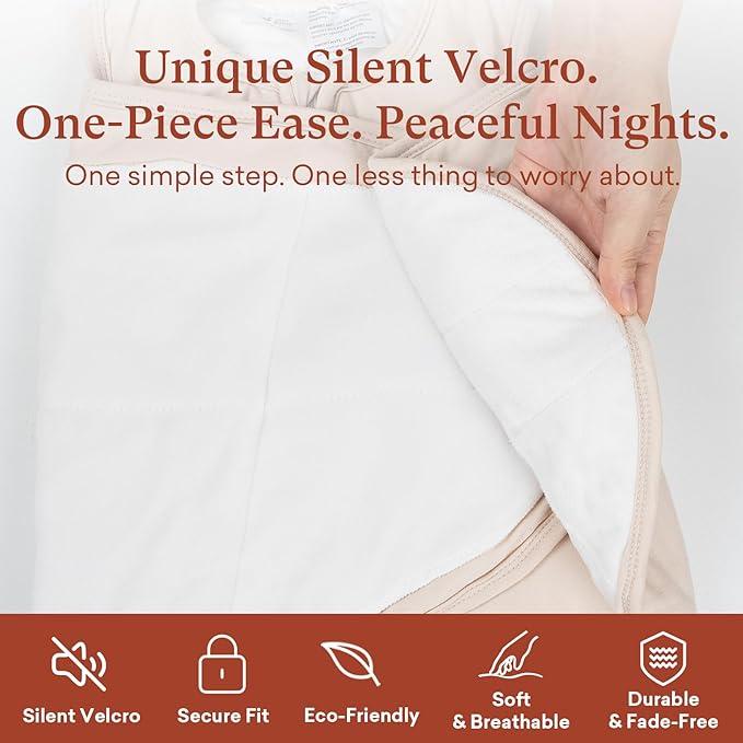1.0 TOG Preemie Swaddle Sleep Sack, Adjustable Wearable Blanket for Infants Newborns 0-6 Months