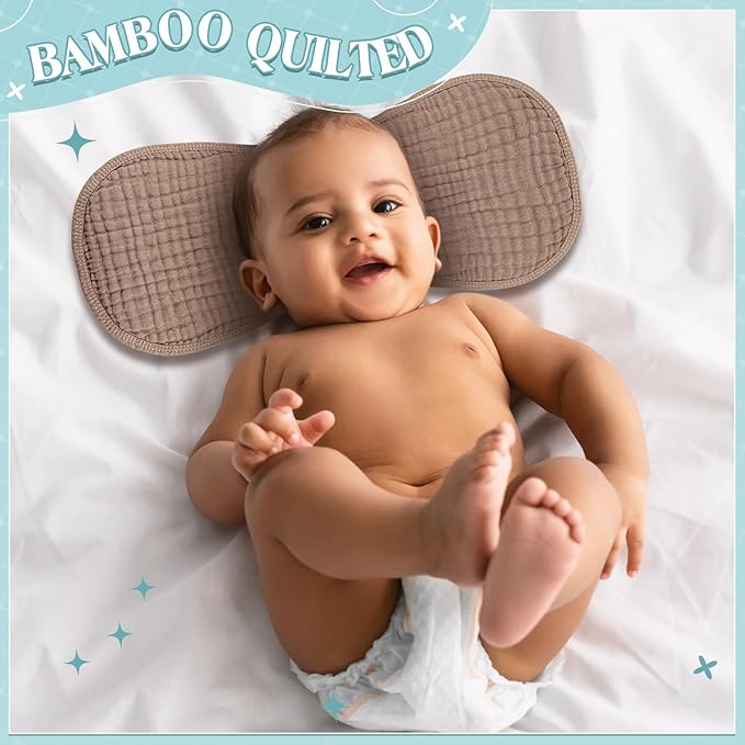Frienda 8 Pack Muslin Burp Cloths for Baby Large 20 x 10 Inch Cotton Burp Rags for Spit up Drool Absorbent Soft Multicolor Wash Cloths Diapers for Newborn Girl Boy Essential Shower Gift(Dark Color)