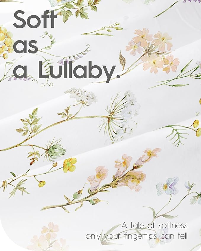 TotBasic Crib Sheets for Boy Girl, Premium Soft Butterfly Crib Mattress Fitted Sheet, Ultra Breathable Baby Sheets, Super Stretchy Baby Bed Sheets 28''x52''x9'' Extra Deep Pocket, 2 Pack
