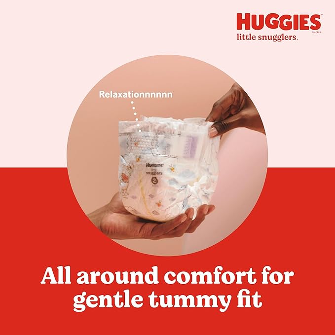 Heavy Absorbency Disposable Unisex Little Snugglers Newborn Baby Diaper, 288 per Case