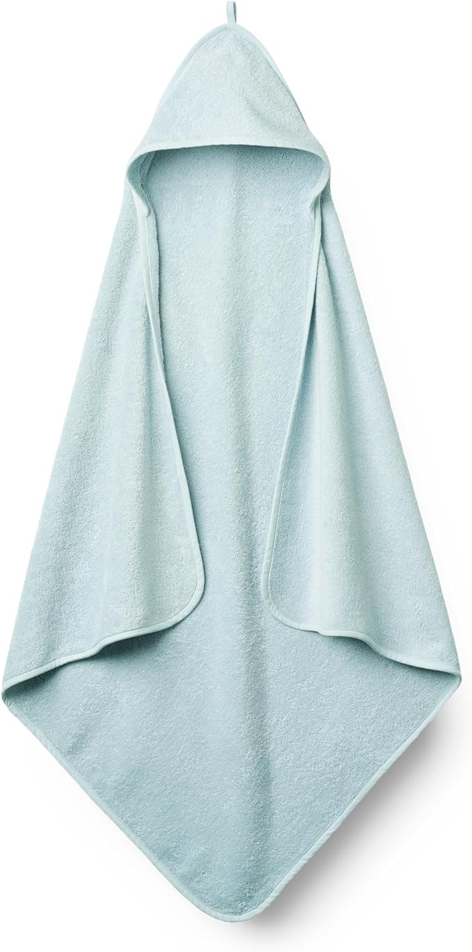 Baby Hooded Towel – Organic Cotton Baby Bath Towels – Baby Towels, Baby Bath Towels for Baby Boy, Baby Girl, 32" x 32" Super-Soft and Absorbent Baby Towels for Newborn (Baby Blue)