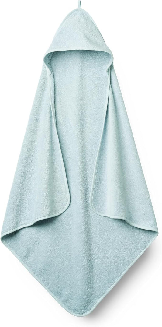 Baby Hooded Towel – Organic Cotton Baby Bath Towels – Baby Towels, Baby Bath Towels for Baby Boy, Baby Girl, 32" x 32" Super-Soft and Absorbent Baby Towels for Newborn (Baby Blue)