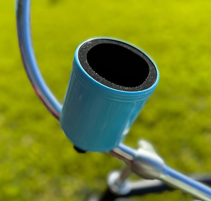 Kroozie 2.0 Bicycle Cup Holder - The Ultimate Bike Cup Holder for Beach Cruisers, E-Bikes, Scooters, Strollers – A premium stainless steel handlebar drink holder that lasts