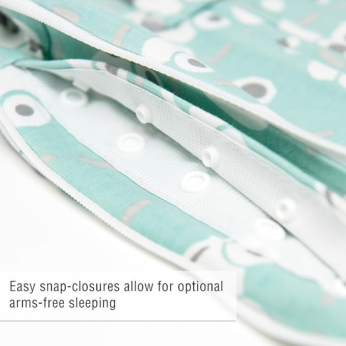 Woombie Grow with Me Baby Swaddle , Convertible Swaddle Fits 0-9 Months, Expands to Wearable Blanket for up to 18 Months, Buzzy Cars