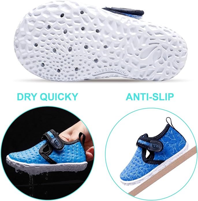 JOINFREE Baby Toddler Water Shoes Boys Girls Sandals Barefoot Kids Breathable Sneakers Shoes for Walking Running