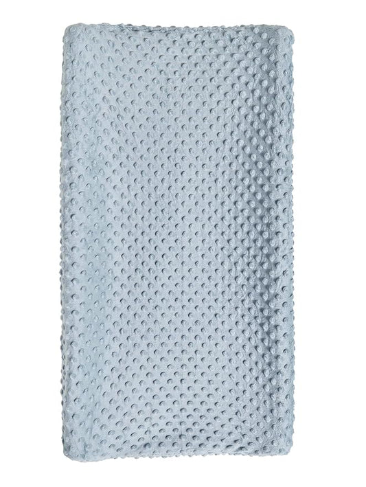 Changing Pad Cover Super Soft Dots Skin-Friendly Breathable Wipeable Changing Table Sheets for Baby Boy and Baby Girl (Cloud Blue)