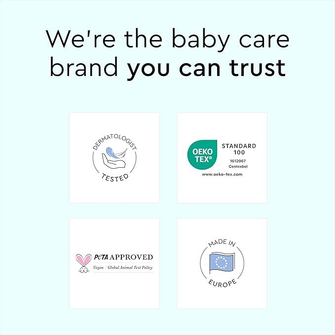 LILLYDOO Baby Diapers - Size 1 (4-11 lbs), Half-Monthly Supply (72 Count), Leak Protection, Skin-Friendly, Ultrasoft, Perfume- & Chlorine-Free, Hypoallergenic, Dermatologist Tested, Oeko-TEX®