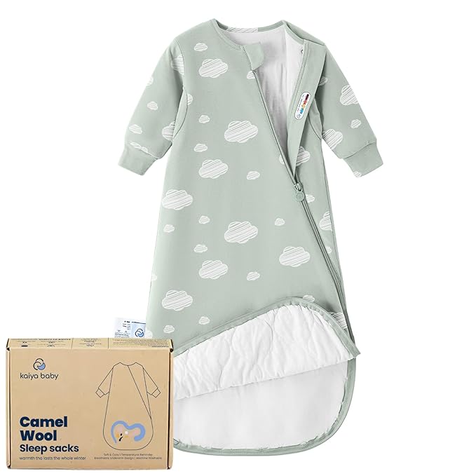 Unisex Sleeping Bag for Babies and Toddlers 1.0 Tog Sleep Sack 18-36 Months, Baby Sleep Sack, Newborn Sleep Sack, Wearable Blanket Baby, One Piece Long Sleeves, Gifts for Toddlers