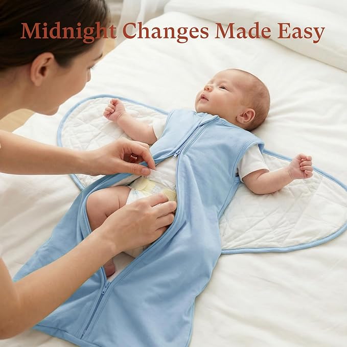 1.0 TOG Preemie Swaddle Sleep Sack, Adjustable Wearable Blanket for Infants Newborns 0-6 Months