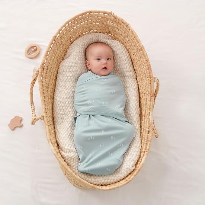 insular Baby Swaddle Wrap, Swaddle Blanket for Newborn and Infant, Adjustable Velcro Swaddling Set for Boy and Girl, Soft Cotton Baby Sleep Sack 3 Pack, Sheep, Medium(3-6 Month)