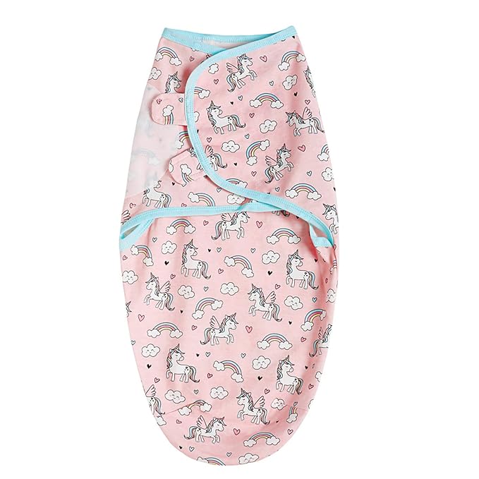 insular Baby Swaddle Wrap, Swaddle Blanket for Newborn and Infant, Adjustable Swaddling Set for Boy and Girl, Soft Cotton Baby Sleep Sack 3 Pack, Horse, Small(0-3 Month)
