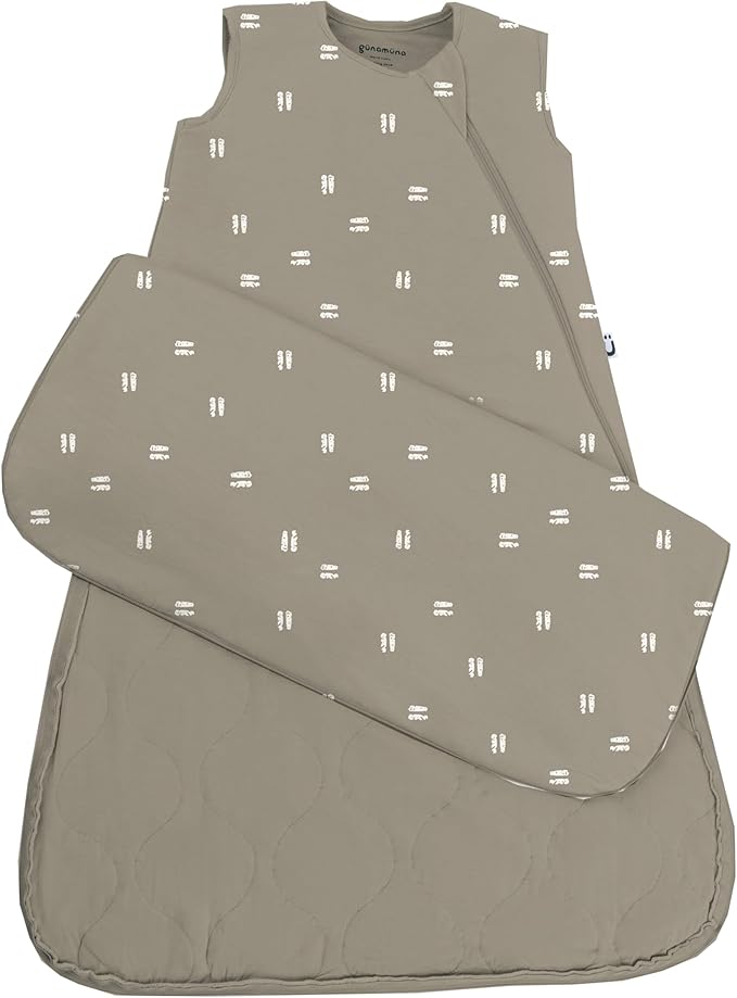 GUNAMUNA Sleep Sacks for Babies Toddlers and Newborns, Easy Changing Diaper Zipper, Cozy, 2.5 TOG
