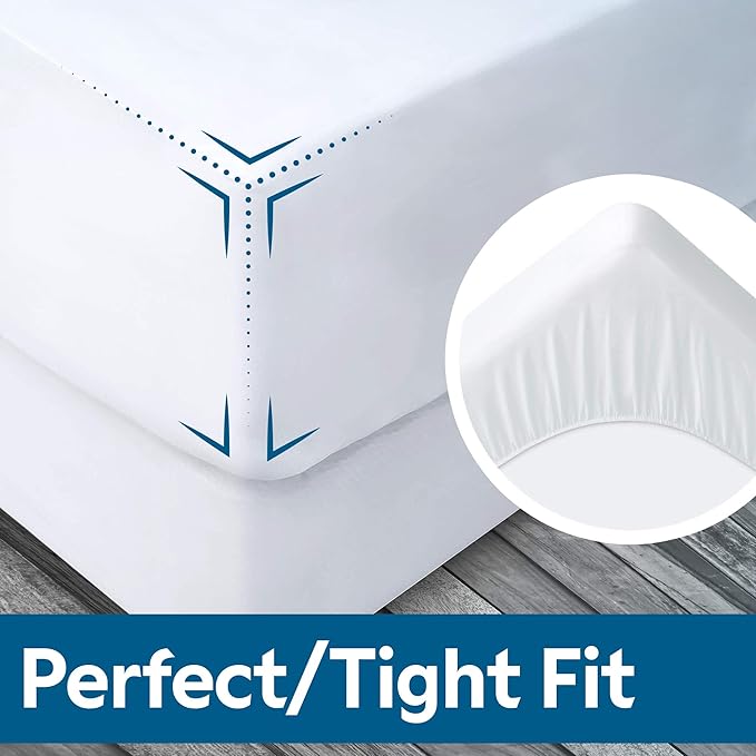 Guardmax Jersey Knitted Full XL Size Mattress Protector - Waterproof & Dust Mite Proof Mattress Cover with Stretchable Pockets - Soft, Comfortable, & Noiseless Waterproof Fitted Sheet.(54 x 80 X 13)