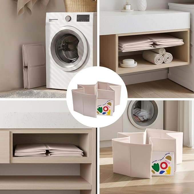 Baby Bathtub for Newborn to Toddlers, Foldable Infants Babies Bath Tub with Non-Slip Base and Drain Plug, Portable Bathtub for Home Outdoor (Ivory, 75-45-25CM)
