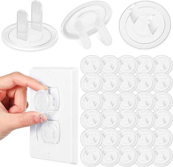Thyle 1500 Pcs Outlet Covers Bulk Child Baby Proofing Plug for Electrical Outlets Covers Easy Install Socket Sturdy Safe Secure Baby Proofing Kit for Home Office Bulk