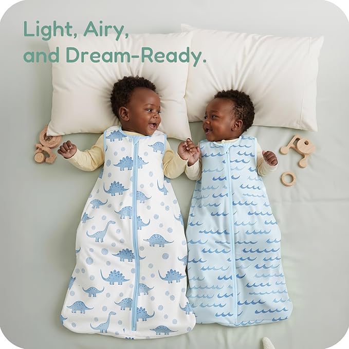 TOTCHILL Baby Sleep Sack, 1.0 TOG Cozy Wearable Blanket, Soft Sleeping Bag with Zipper, Toddler Sleep Sack 0-3-6-12-24-3T