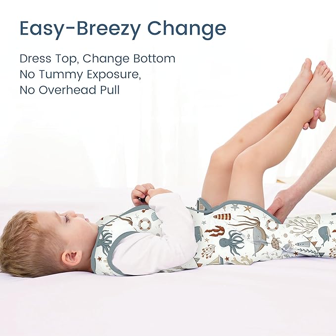 TOTBASIC 1.0 TOG Sleep Sack 6-12-15 Months, Baby Sleep Sack with Sleeveless, Cozy Premium Baby Wearable Blanket with 2-way Safe Zipper All Season Sleeping Bags, 1-pack