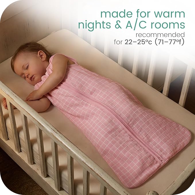 TOTCHILL Baby Sleep Sacks Lightweight, Soft & Breathable 0.5 TOG Wearable Blanket with Zipper, 3-Pack 0-3-6-12-24-4T