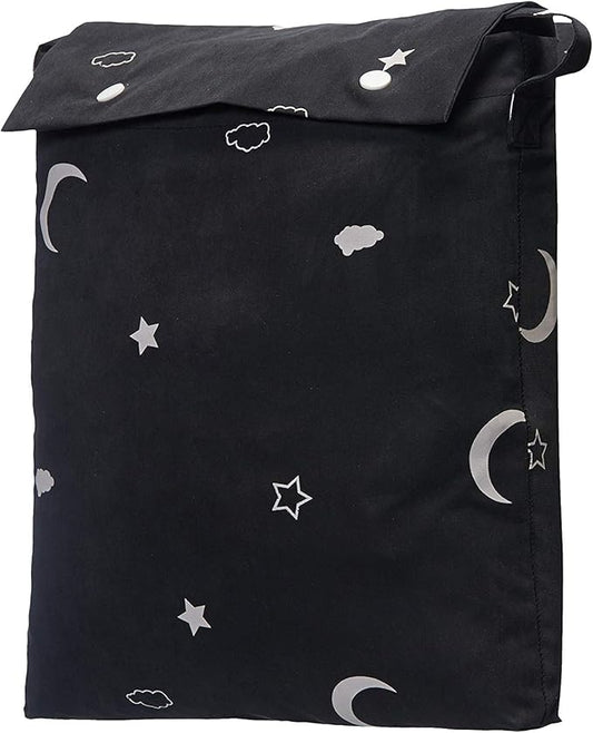 Amazon Basics Portable Blackout Curtain Shade with Suction Cups, 50" W x 78" L, 1-Pack, Moon and Stars