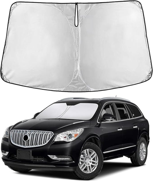 Econour Windshield Sunshade for Buick Enclave 2010-2015 2016 2017, Sun Visor for Front Windshield & Window Sun Shade Cover, UV Heat Blocker & Protector, Car Accessories
