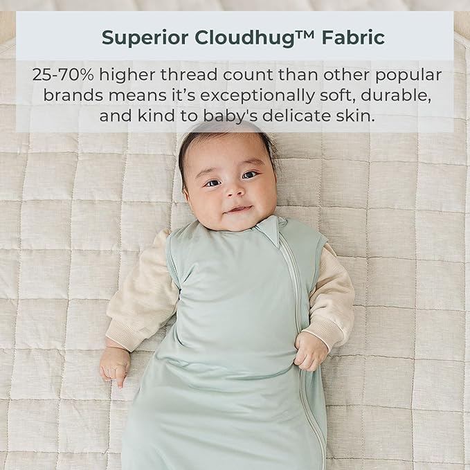 Everyday Bambu Sleep Sack 0.5 Tog - Rayon made from Bamboo Baby Sleeping Bag, Wearable Blanket, Unisex
