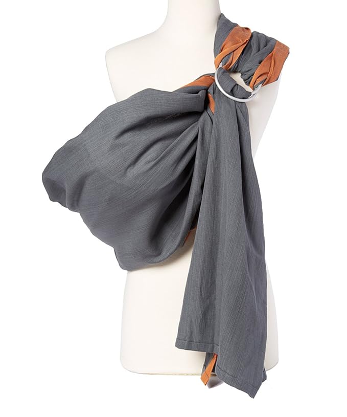 Hip Baby Wrap - Baby Wraps Carrier for Infants and Toddlers - Soft, Durable Cotton Toddler Sling Carrier for Babies 8-35 lbs - Comfortable, Versatile for Nursing, Baby Shower Gifts - Stone