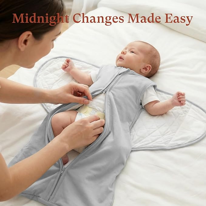 1.0 TOG Preemie Swaddle Sleep Sack, Adjustable Wearable Blanket for Infants Newborns 0-6 Months