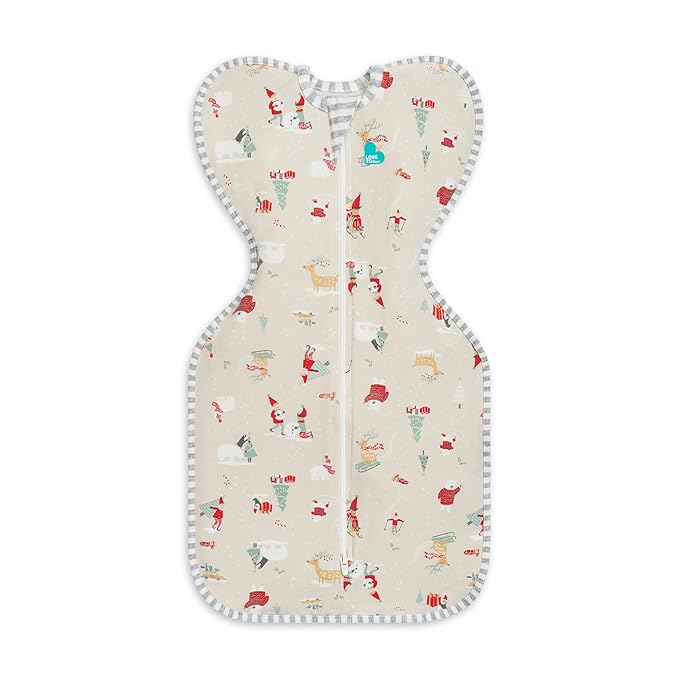 Love to Dream Swaddle UP, Baby Sleep Sack, Self-Soothing Swaddles for Newborns, Improves Sleep, Snug Fit Helps Calm Startle Reflex, New Born Essentials for Baby, 8-13 lbs, Beige