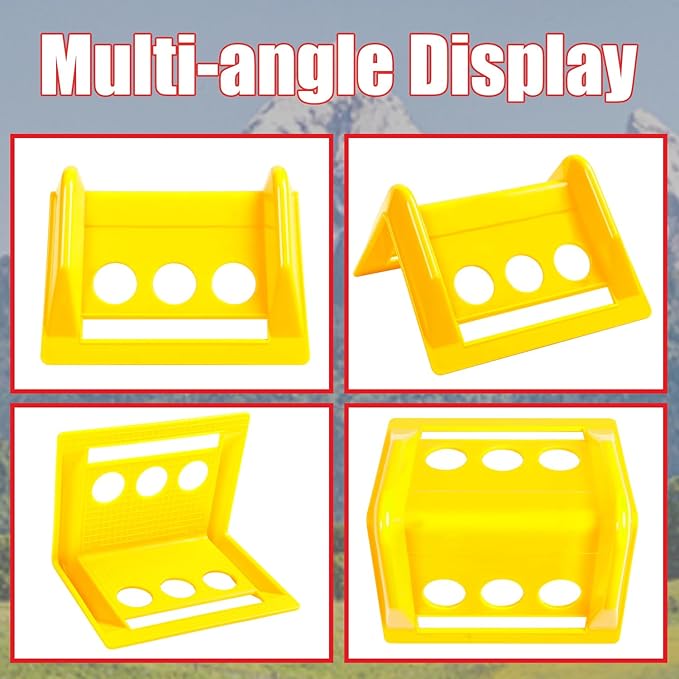 24 Pack Flatbed Edge Protectors Compatible with 4 Inch Ratchet & Winch Straps for for Flatbed Cargo Load Truck Shipping (YELLOW)