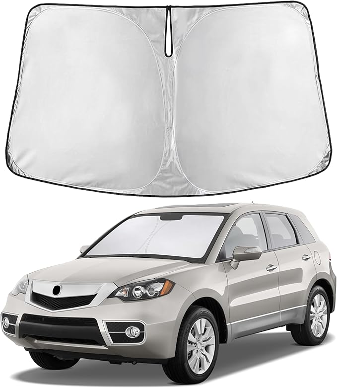 Econour Windshield Sunshade for Acura RDX 2007-2010 2011 2012, Sun Visor for Front Windshield & Window Sun Shade Cover, UV Heat Blocker & Protector, Car Accessories