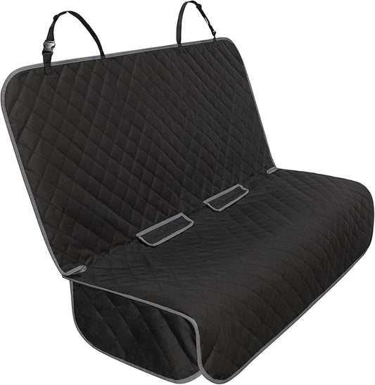 Bench Car Seat Cover Protector - Waterproof, Heavy-Duty and Nonslip Pet Car Seat Cover for Dogs with Universal Size Fits for Vehicles, Trucks & SUVs