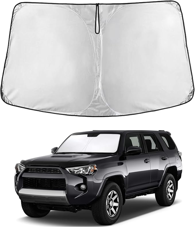 Econour Windshield Sunshade for Toyota 4Runner 2010-2026 Accessories Sun Shade Window Sun Visor Protector Foldable Blocks UV Rays Keep Your Car Cooler