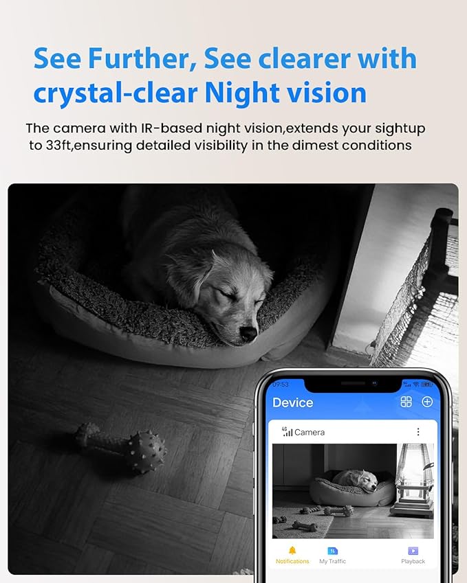 5G/2.4G Cameras for Home Security - 2K Home Cameras Indoor with AI Motion Detection, Night Vision, 2-Way Audio for/Pet/Dog/Cat/Baby Monitor, 24/7 SD Recording with Phone App, 2PCS